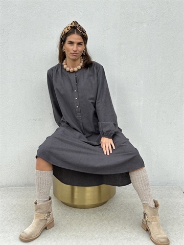 GASPAR Luna Dress 2510712 Kjole Grey 